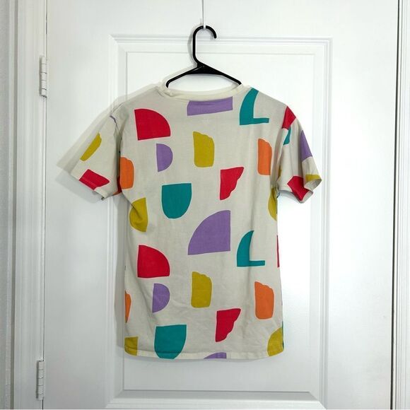Rags to Raches Geometric Shapes Crew Neck Shirt Top Size 11/12 - Picture 2 of 9